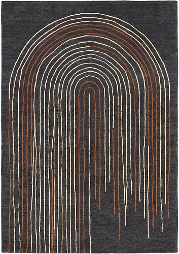 Tapis de luxe Arcade Lines Umber