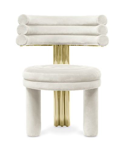 Chaise de Salle à Manger Kerr Blanche
