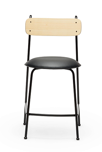 Chaise de Bar Lena SG-65 Frêne Noir