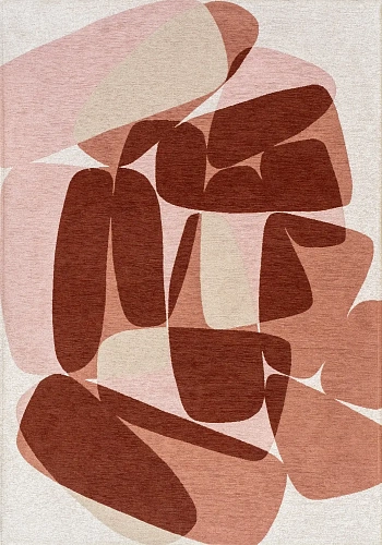 Tapis Stones Cherry Mocha