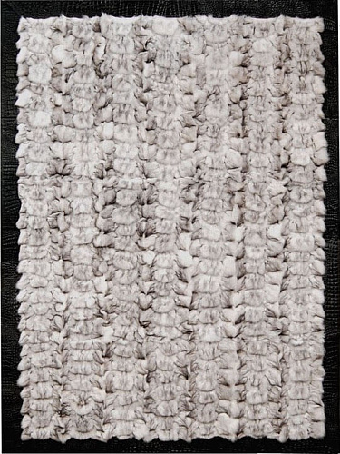 Tapis Fourrure Grise 790