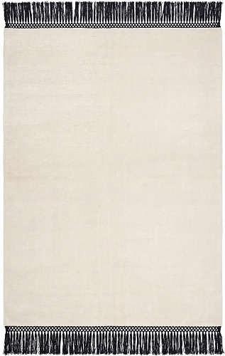 Tapis Minimal Fringe Ivory