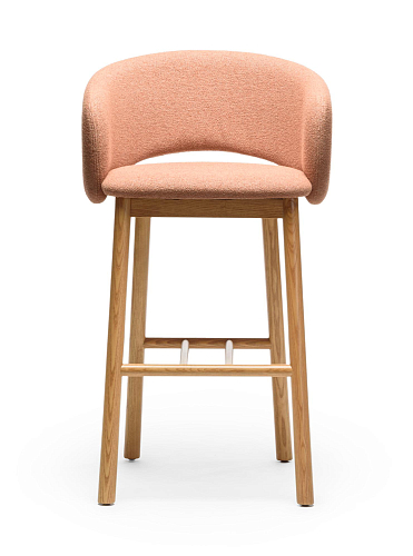 Tabouret de Bar Bel SG-75 Frêne Terracotta