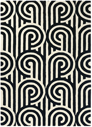 Tapis Turnabouts Noir 39205