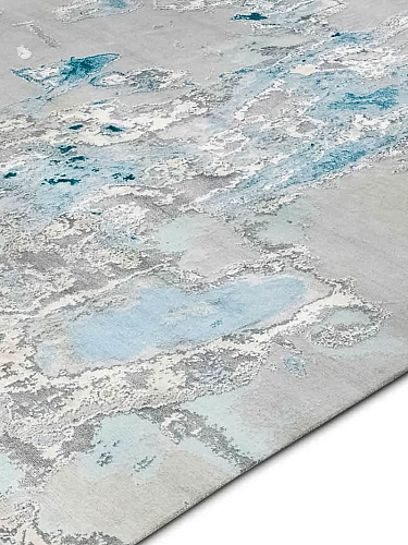 Tapis fait main de luxe Deux Tons
