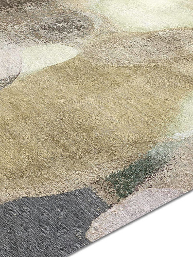 Tapis fait main de luxe Olive