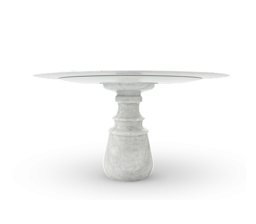 Table à Manger Ronde Estremoz Obsidienne