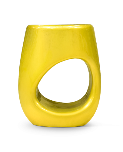 Tabouret Tectonique Citrine