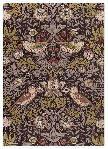 Strawberry Thief Grape Tapis