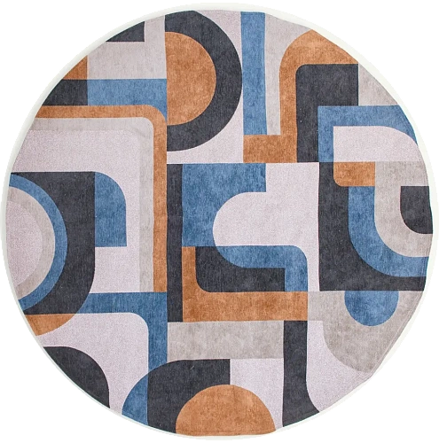 Tapis Module Bleu Chameau 9196