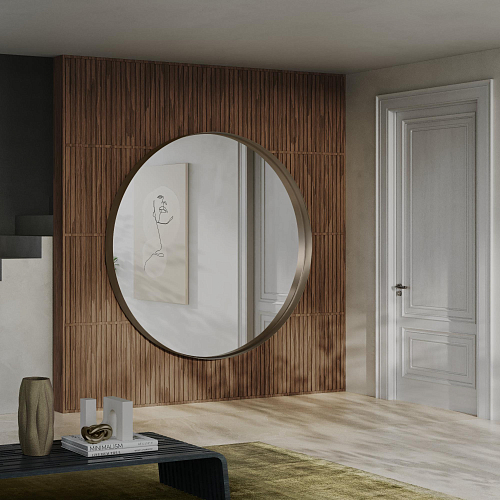 Miroir mural rond Ron