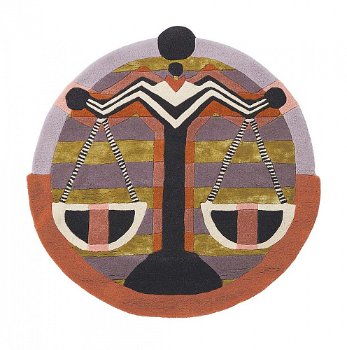 Tapis Rond Zodiac Balance Cercle 161705